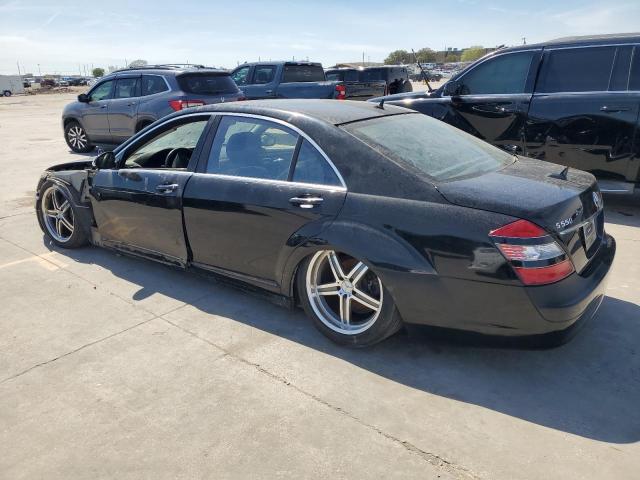 WDDNG71X87A017838 - 2007 MERCEDES-BENZ S 550 BLACK photo 2