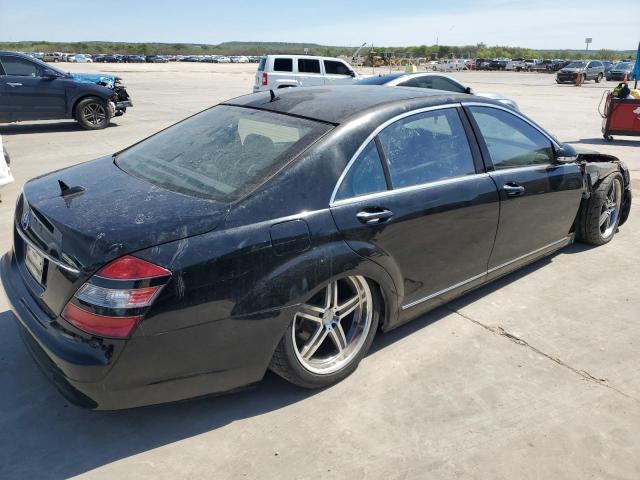 WDDNG71X87A017838 - 2007 MERCEDES-BENZ S 550 BLACK photo 3