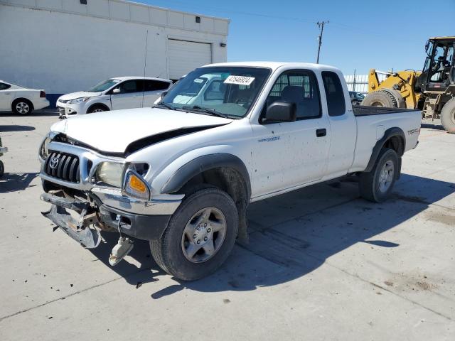 5TEWN72N63Z146341 - 2003 TOYOTA TACOMA XTRACAB WHITE photo 1