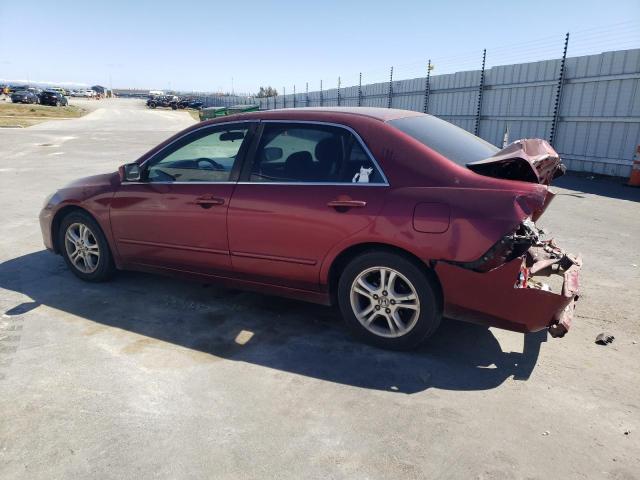 1HGCM56706A117259 - 2006 HONDA ACCORD EX RED photo 2