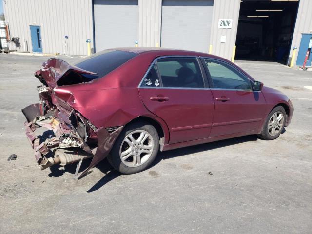 1HGCM56706A117259 - 2006 HONDA ACCORD EX RED photo 3