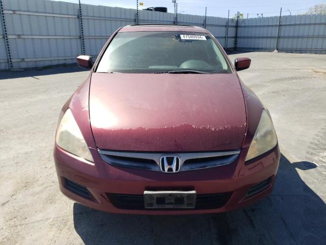 1HGCM56706A117259 - 2006 HONDA ACCORD EX RED photo 5