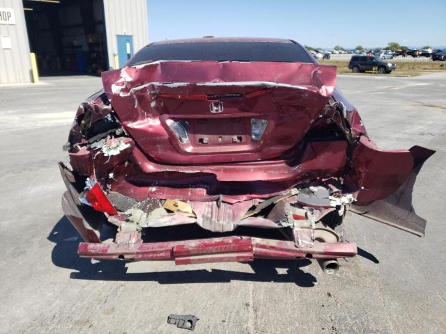 1HGCM56706A117259 - 2006 HONDA ACCORD EX RED photo 6