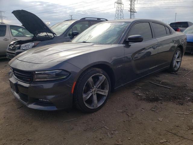 2C3CDXCT4HH601830 - 2017 DODGE CHARGER R/T GRAY photo 1