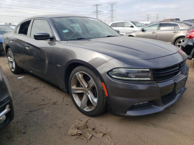 2C3CDXCT4HH601830 - 2017 DODGE CHARGER R/T GRAY photo 4