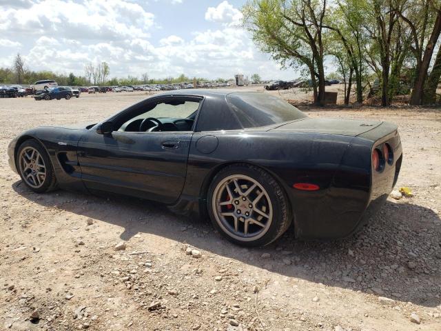 1G1YY12S345131151 - 2004 CHEVROLET CORVETTE Z06 BLACK photo 2