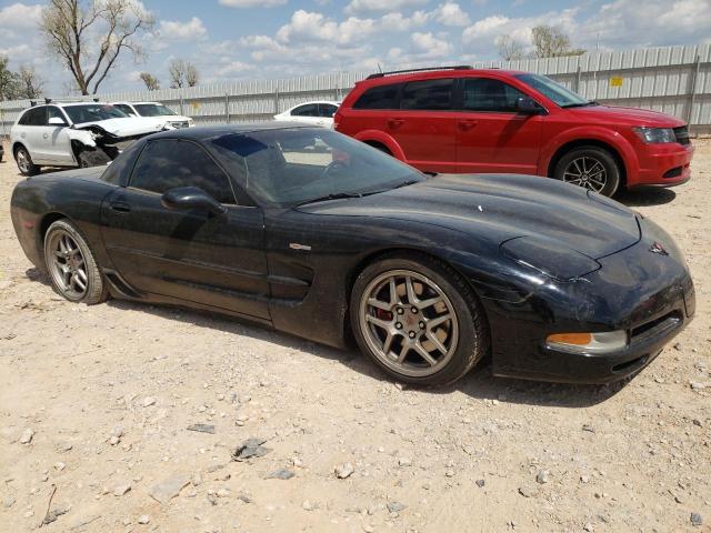 1G1YY12S345131151 - 2004 CHEVROLET CORVETTE Z06 BLACK photo 4