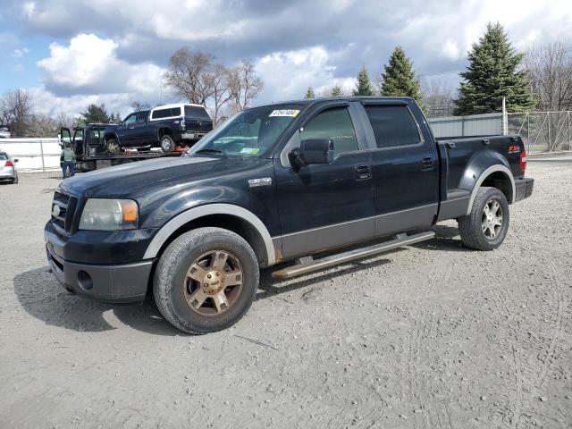 1FTPW04507KD30836 - 2007 FORD F150 SUPERCREW BLACK photo 1