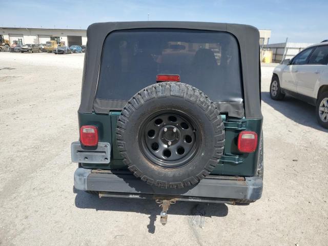 1J4FA29P41P353329 - 2001 JEEP WRANGLER / SE GREEN photo 10