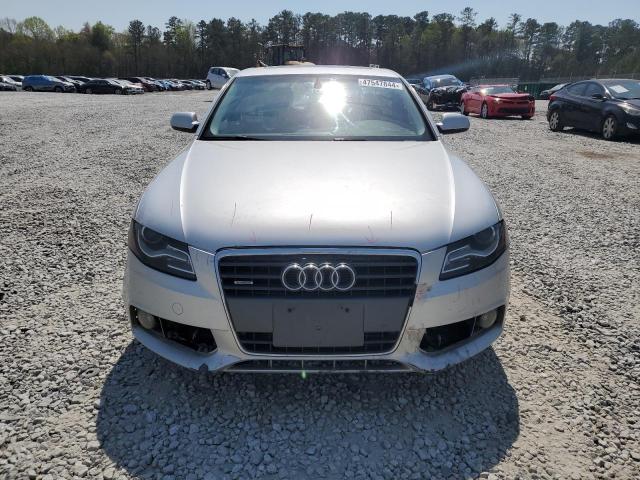 WAUBFAFL6CA117379 - 2012 AUDI A4 PREMIUM SILVER photo 5