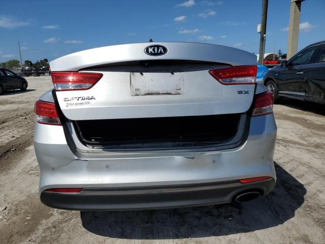 5XXGU4L3XGG117609 - 2016 KIA OPTIMA EX SILVER photo 6