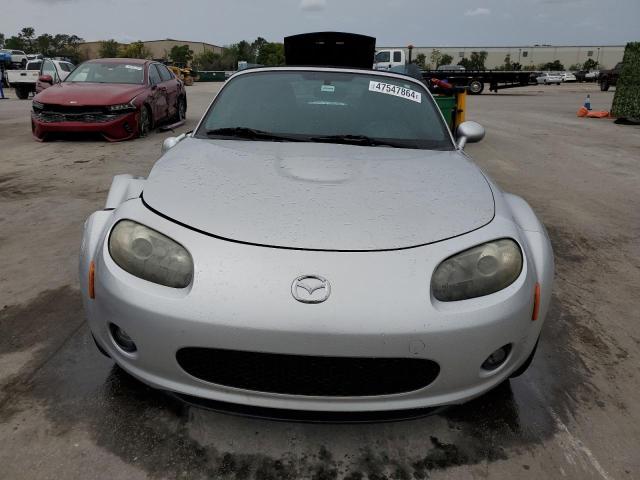 JM1NC25F760122353 - 2006 MAZDA MX-5 MIATA SILVER photo 5