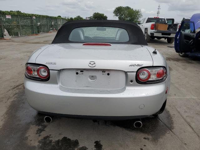 JM1NC25F760122353 - 2006 MAZDA MX-5 MIATA SILVER photo 6