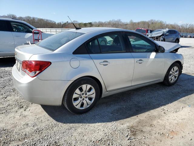 1G1PA5SG9E7191105 - 2014 CHEVROLET CRUZE LS SILVER photo 3