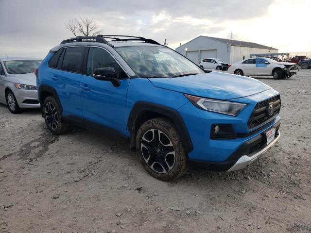 2T3J1RFV0KW008106 - 2019 TOYOTA RAV4 ADVENTURE BLUE photo 4