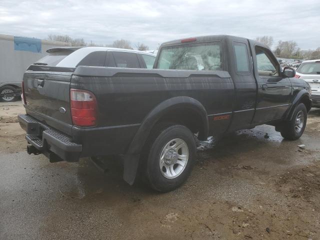 1FTYR14E81PB66747 - 2001 FORD RANGER SUPER CAB BLACK photo 3