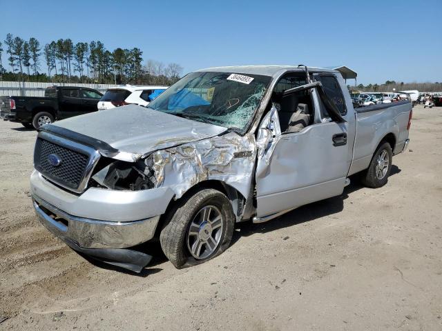 1FTRX12WX7FA72549 - 2007 FORD F150 SILVER photo 1