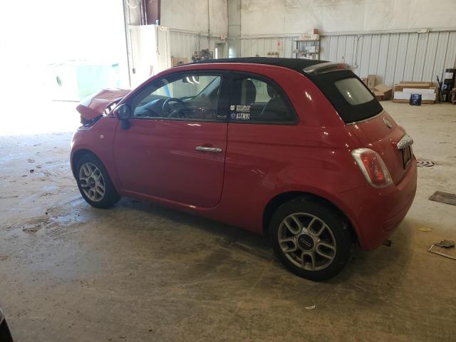 3C3CFFDR7CT122955 - 2012 FIAT 500 POP RED photo 2