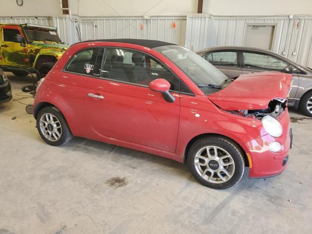 3C3CFFDR7CT122955 - 2012 FIAT 500 POP RED photo 4