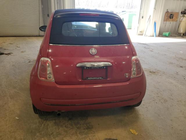 3C3CFFDR7CT122955 - 2012 FIAT 500 POP RED photo 6
