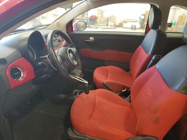 3C3CFFDR7CT122955 - 2012 FIAT 500 POP RED photo 7