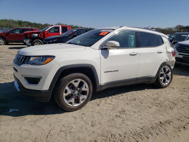 3C4NJCCB6KT793585 - 2019 JEEP COMPASS LIMITED WHITE photo 1