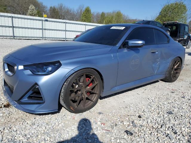 3MW53CM03N8C76952 - 2022 BMW M240XI BLUE photo 1