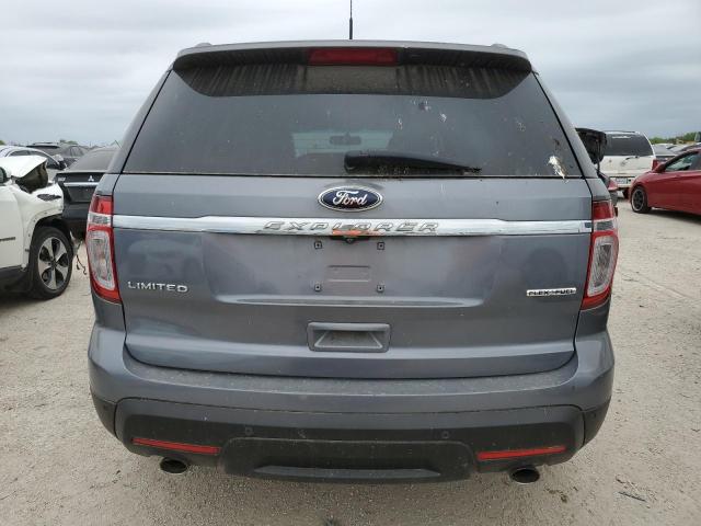 1FM5K7F88EGC37383 - 2014 FORD EXPLORER LIMITED GRAY photo 6