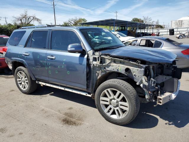 JTEBU5JR1A5011760 - 2010 TOYOTA 4RUNNER SR5 BLUE photo 4