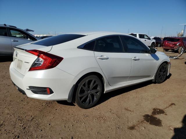 19XFC2F81KE047154 - 2019 HONDA CIVIC SPORT WHITE photo 3