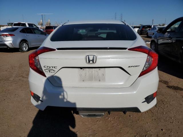 19XFC2F81KE047154 - 2019 HONDA CIVIC SPORT WHITE photo 6