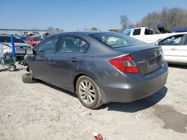 19XFB2F85CE030636 - 2012 HONDA CIVIC EX GRAY photo 2