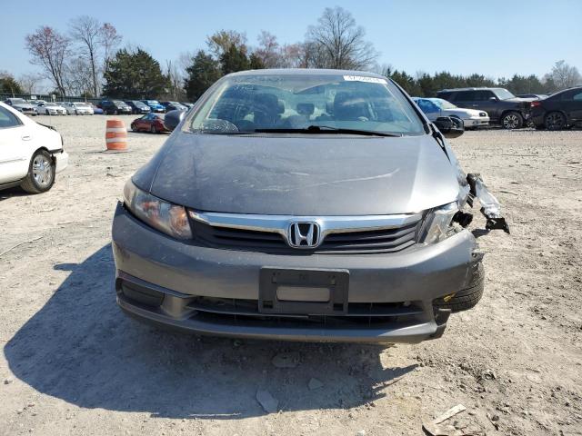 19XFB2F85CE030636 - 2012 HONDA CIVIC EX GRAY photo 5