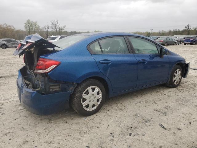 2HGFB2F58DH569684 - 2013 HONDA CIVIC LX BLUE photo 3