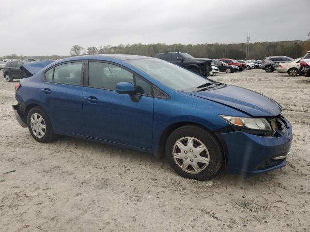 2HGFB2F58DH569684 - 2013 HONDA CIVIC LX BLUE photo 4