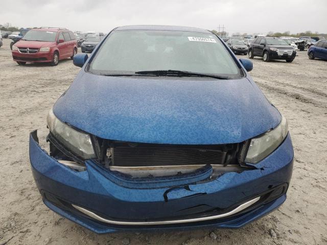 2HGFB2F58DH569684 - 2013 HONDA CIVIC LX BLUE photo 5