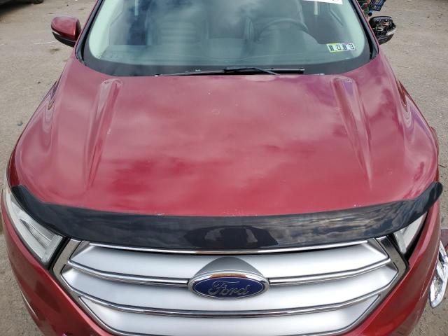 2FMTK3J80FBB58130 - 2015 FORD EDGE SEL RED photo 11