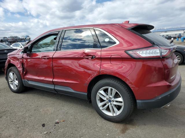 2FMTK3J80FBB58130 - 2015 FORD EDGE SEL RED photo 2