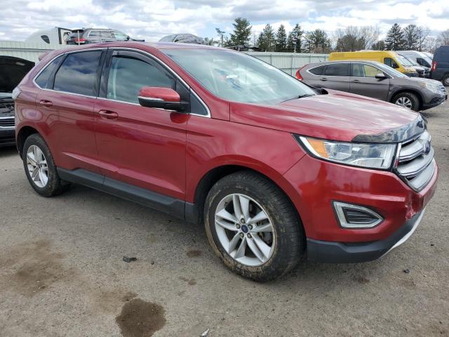 2FMTK3J80FBB58130 - 2015 FORD EDGE SEL RED photo 4