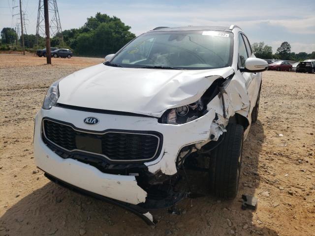 KNDPRCA64H7257822 - 2017 KIA SPORTAGE SX WHITE photo 9