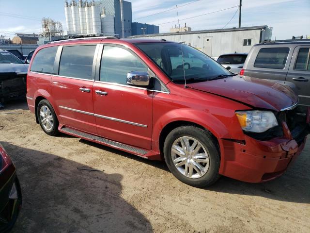 2A4RR6DX4AR123941 - 2010 CHRYSLER TOWN & COU LIMITED RED photo 4