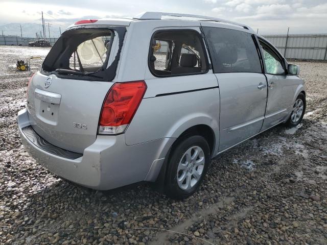 5N1BV28UX9N108571 - 2009 NISSAN QUEST S SILVER photo 3