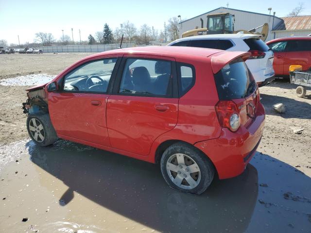 KL1TD66E39B606778 - 2009 CHEVROLET AVEO LS 红色 照片 2