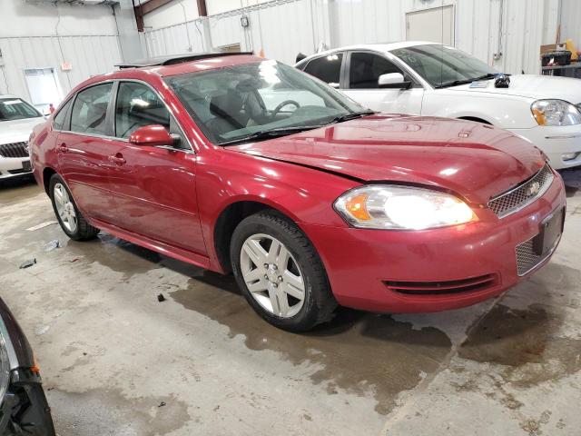 2G1WB5E37E1168002 - 2014 CHEVROLET IMPALA LIM LT RED photo 4