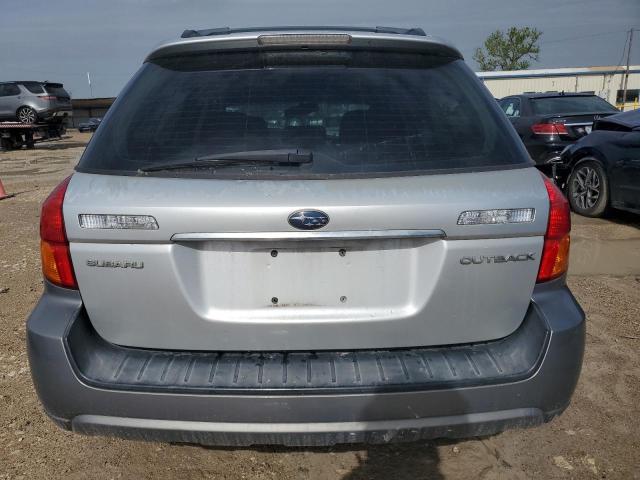 4S4BP61C177315905 - 2007 SUBARU OUTBACK OUTBACK 2.5I SILVER photo 6