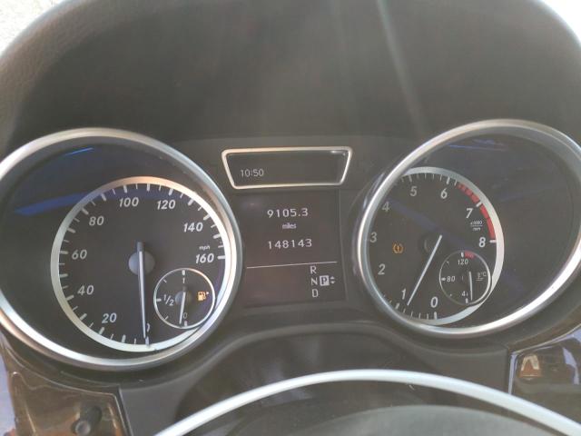 4JGDA5HB2CA014784 - 2012 MERCEDES-BENZ ML 350 4MATIC BLACK photo 9