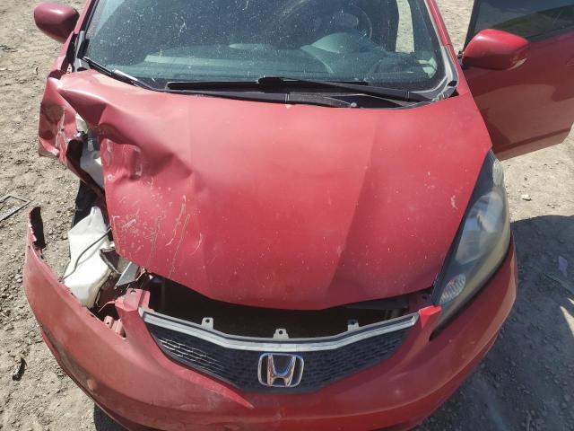 JHMGE8H36DC032760 - 2013 HONDA FIT RED photo 11