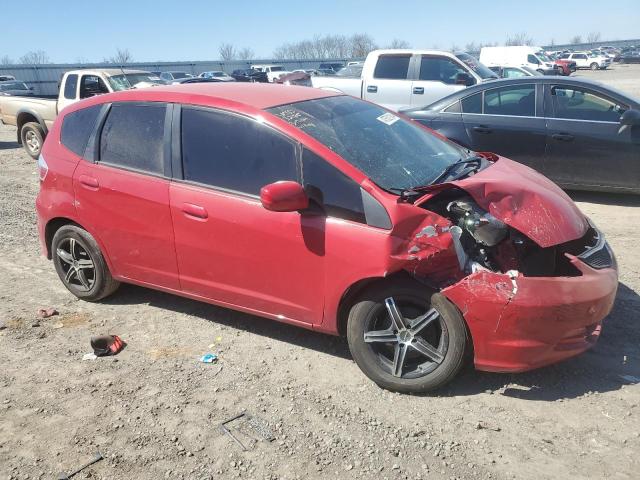 JHMGE8H36DC032760 - 2013 HONDA FIT RED photo 4