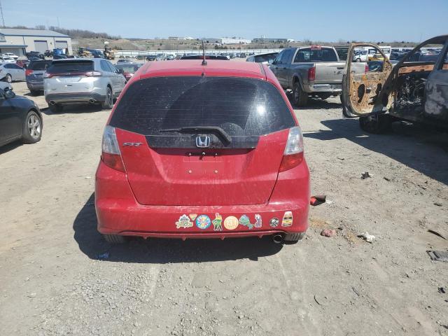 JHMGE8H36DC032760 - 2013 HONDA FIT RED photo 6