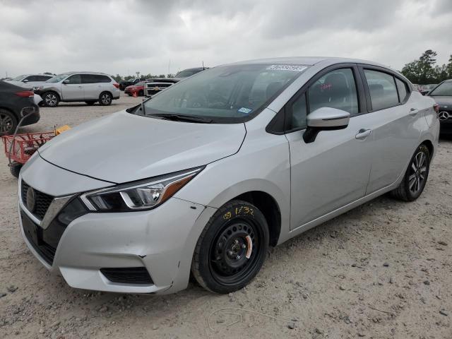 3N1CN8EV2ML924176 - 2021 NISSAN VERSA SV SILVER photo 1